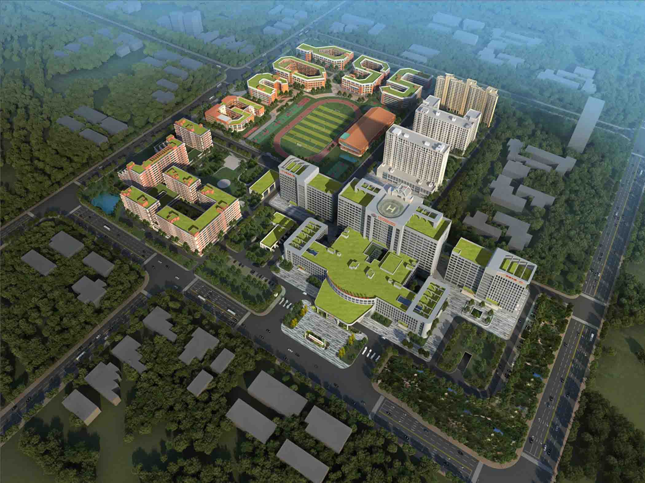 東華松山湖國(guó)際醫(yī)院及學(xué)?？傮w規(guī)劃02